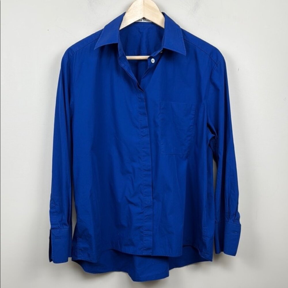 ❌❌SOLD❌❌Acne Blue Casual crisp cotton Button Down Shirt Relaxed Fit 36 small